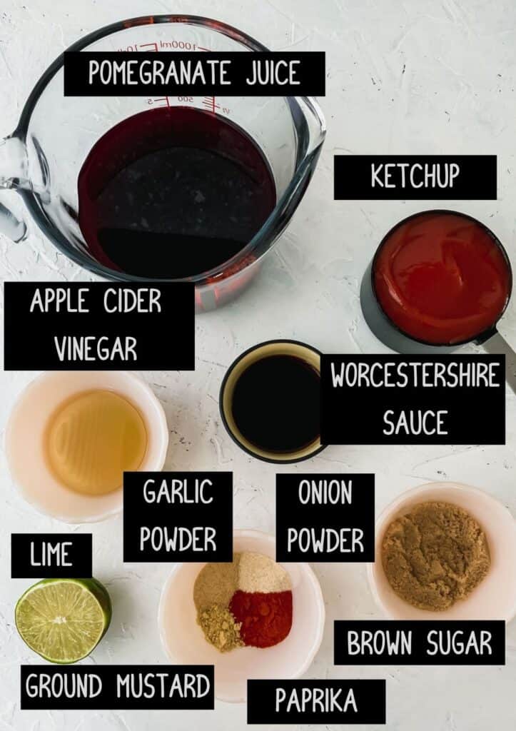 pomegranate bbq sauce ingredients
